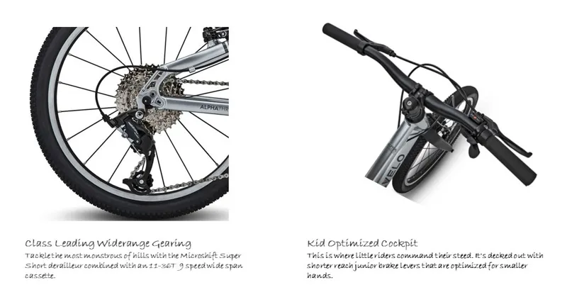 Prevelo Alpha Three 20 Inch Kids Complete Bike Blue-2